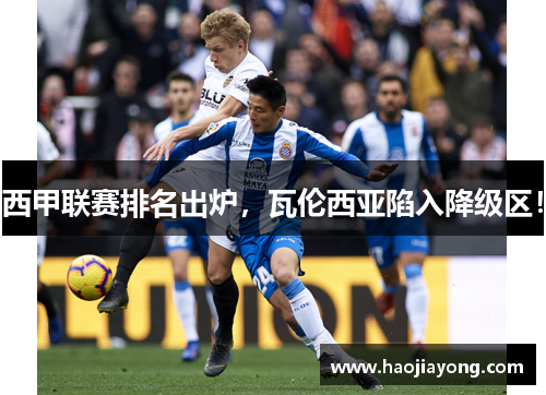 西甲联赛排名出炉，瓦伦西亚陷入降级区！